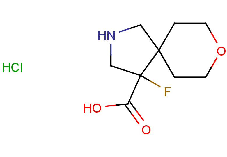 4-fluoro-8-oxa-2-azaspiro[4.5]decane-4-carboxylic acid hydrochloride