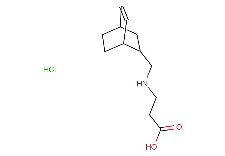 3-[({bicyclo[2.2.2]oct-5-en-2-yl}methyl)amino]propanoic acid hydrochloride
