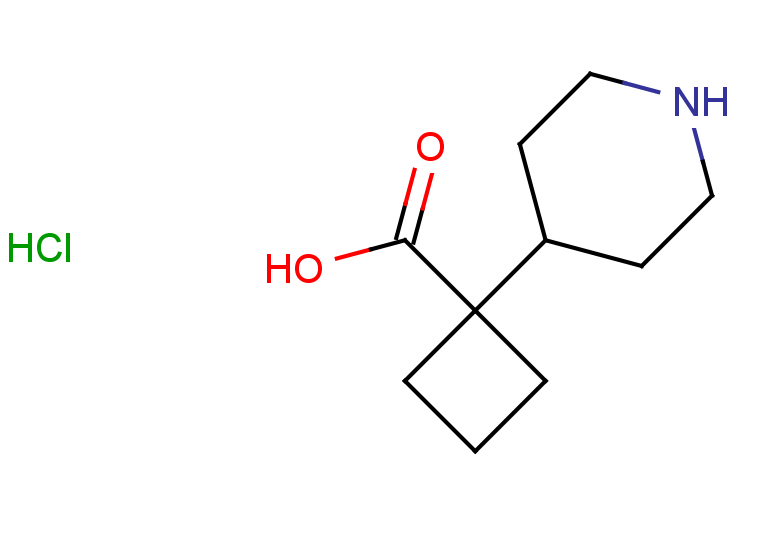 1-(piperidin-4-yl)cyclobutane-1-carboxylic acid hydrochloride