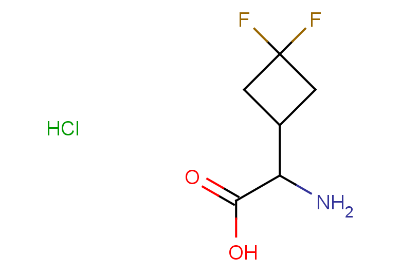 2-amino-2-(3,3-difluorocyclobutyl)acetic acid hydrochloride
