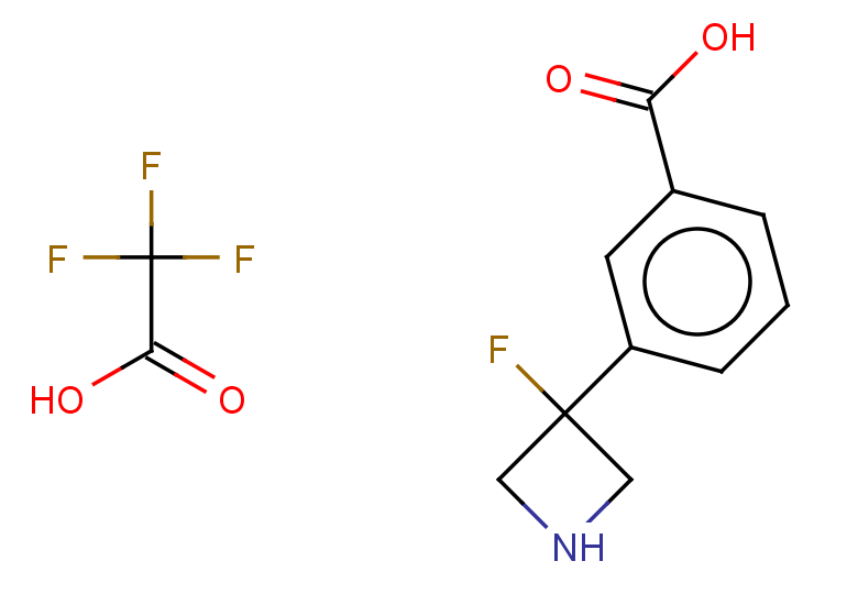 3-(3-fluoroazetidin-3-yl)benzoic acid trifluoroacetate