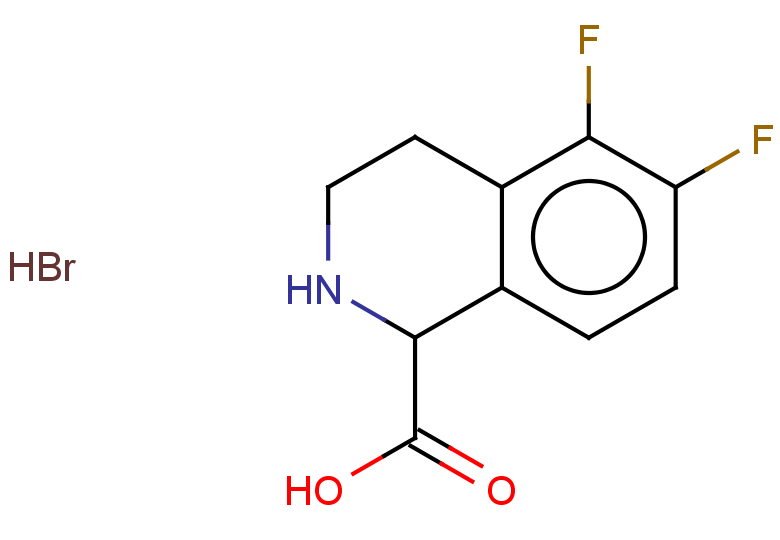 5,6-difluoro-1,2,3,4-tetrahydroisoquinoline-1-carboxylic acid hydrobromide