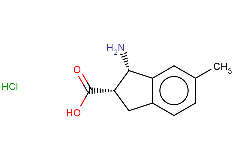 rac-(1R,2R)-1-amino-6-methyl-2,3-dihydro-1H-indene-2-carboxylic acid hydrochloride, cis