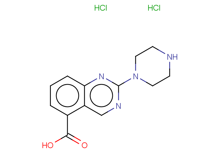 2-(piperazin-1-yl)quinazoline-5-carboxylic acid dihydrochloride