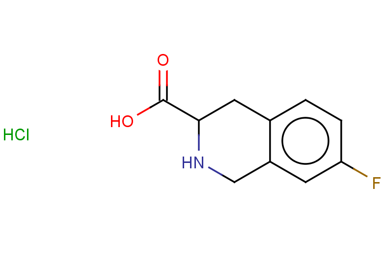 7-fluoro-1,2,3,4-tetrahydroisoquinoline-3-carboxylic acid hydrochloride