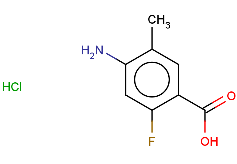 4-amino-2-fluoro-5-methylbenzoic acid hydrochloride