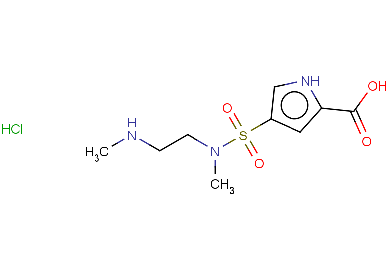 4-{methyl[2-(methylamino)ethyl]sulfamoyl}-1H-pyrrole-2-carboxylic acid hydrochloride