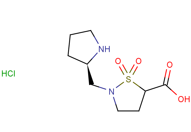 1,1-dioxo-2-{[(2R)-pyrrolidin-2-yl]methyl}-1lambda6,2-thiazolidine-5-carboxylic acid hydrochloride