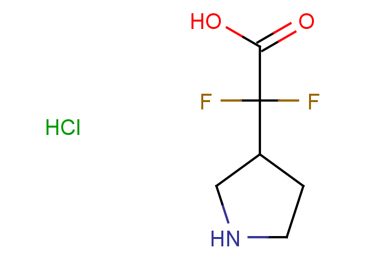 2,2-difluoro-2-(pyrrolidin-3-yl)acetic acid hydrochloride
