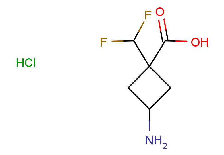 3-amino-1-(difluoromethyl)cyclobutane-1-carboxylic acid hydrochloride