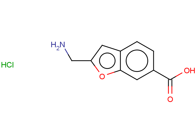 2-(aminomethyl)-1-benzofuran-6-carboxylic acid hydrochloride