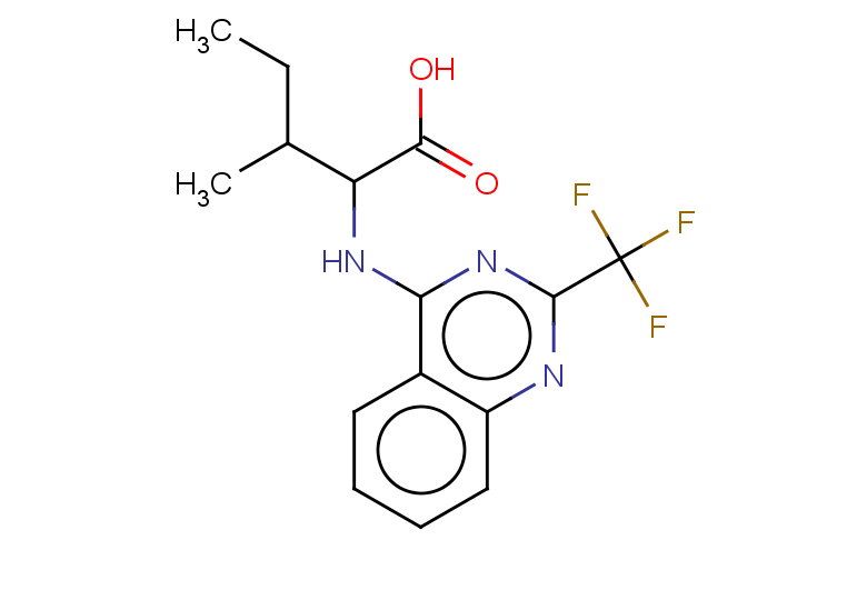 3-methyl-2-{[2-(trifluoromethyl)quinazolin-4-yl]amino}pentanoic acid
