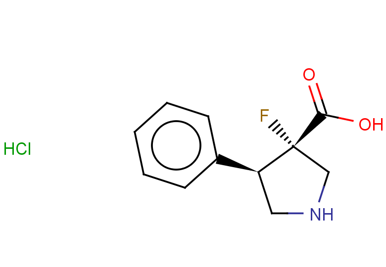 rac-(3R,4S)-3-fluoro-4-phenylpyrrolidine-3-carboxylic acid hydrochloride