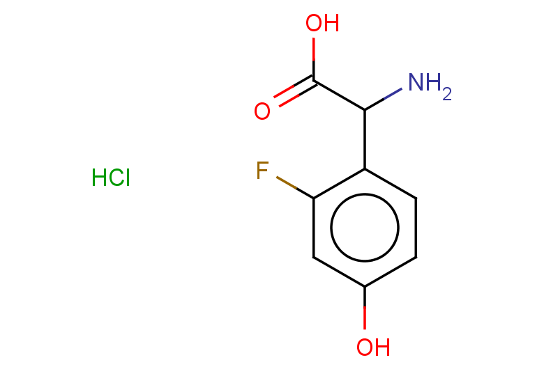 2-amino-2-(2-fluoro-4-hydroxyphenyl)acetic acid hydrochloride