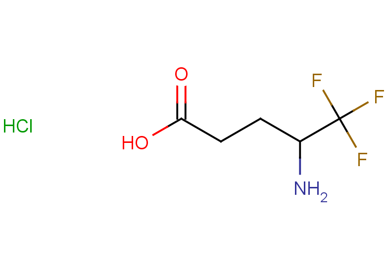 4-amino-5,5,5-trifluoropentanoic acid hydrochloride