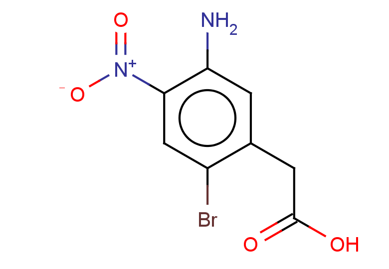 2-(5-amino-2-bromo-4-nitrophenyl)acetic acid