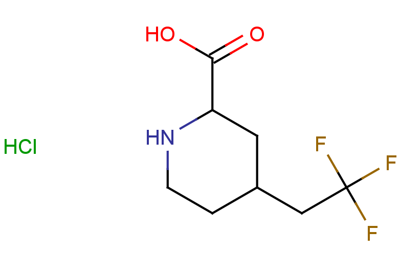 4-(2,2,2-trifluoroethyl)piperidine-2-carboxylic acid hydrochloride, Mixture of diastereomers