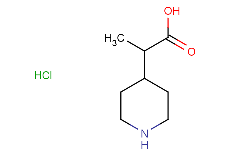 2-(piperidin-4-yl)propanoic acid hydrochloride