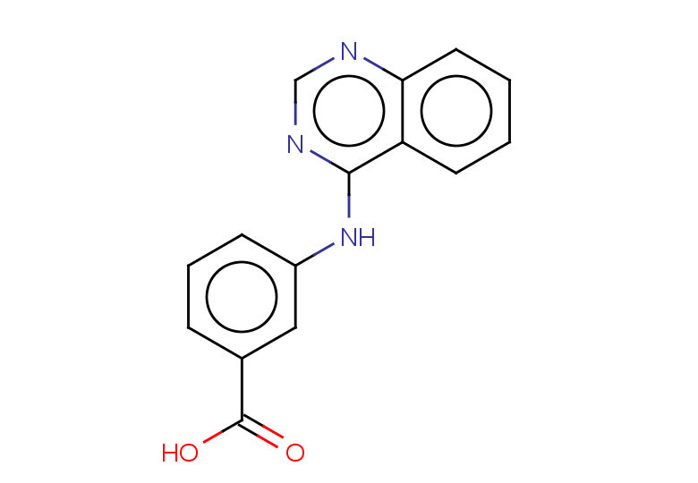 3-[(quinazolin-4-yl)amino]benzoic acid