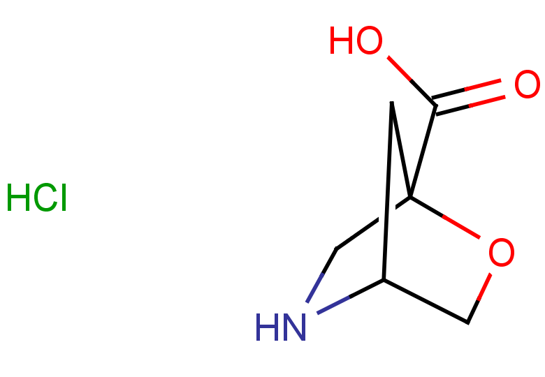 2-oxa-5-azabicyclo[2.2.1]heptane-1-carboxylic acid hydrochloride
