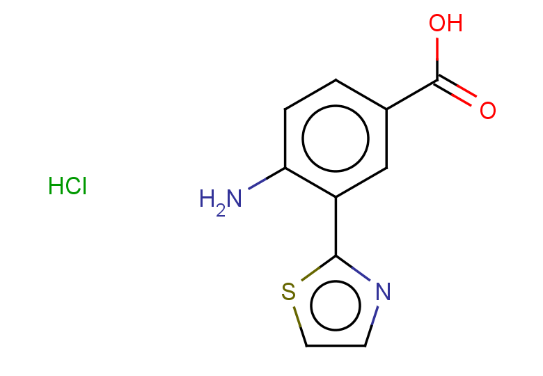 4-amino-3-(1,3-thiazol-2-yl)benzoic acid hydrochloride