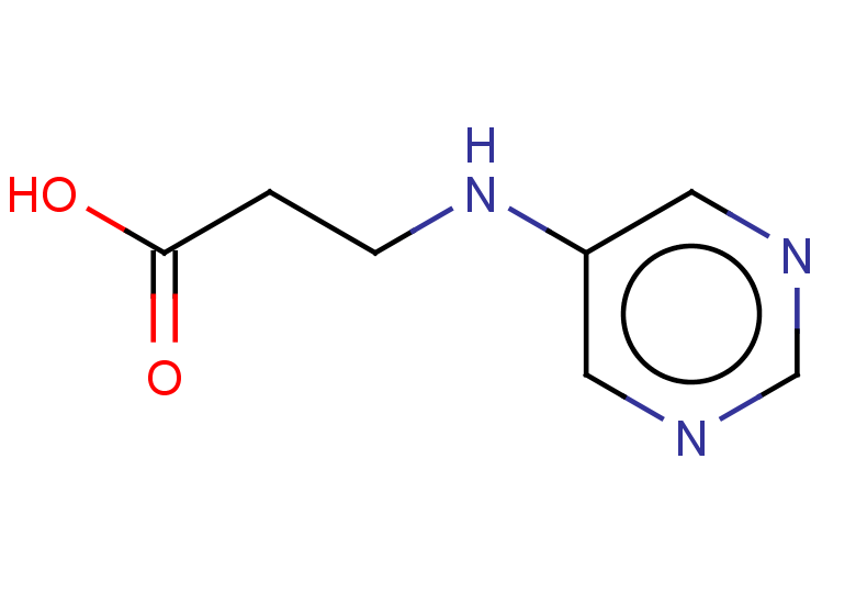 3-[(pyrimidin-5-yl)amino]propanoic acid