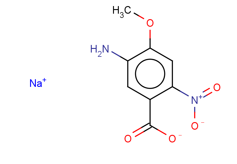 sodium 5-amino-4-methoxy-2-nitrobenzoate