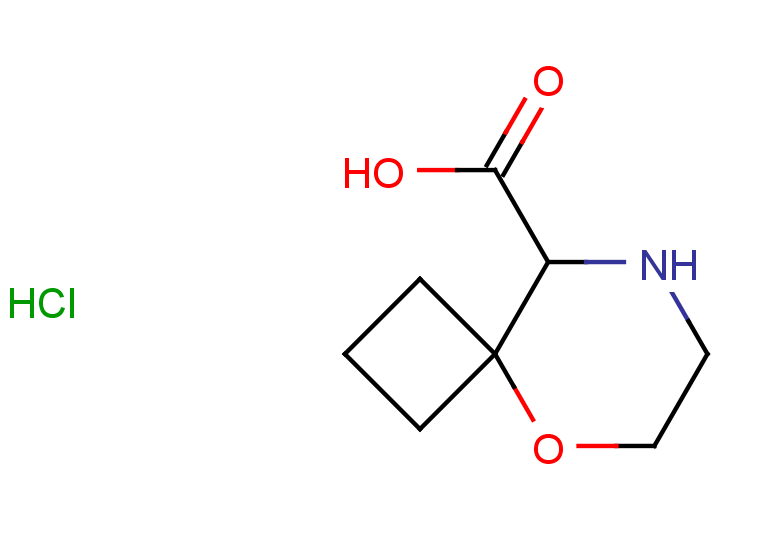 5-oxa-8-azaspiro[3.5]nonane-9-carboxylic acid hydrochloride