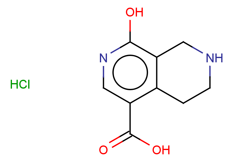 1-hydroxy-5,6,7,8-tetrahydro-2,7-naphthyridine-4-carboxylic acid hydrochloride