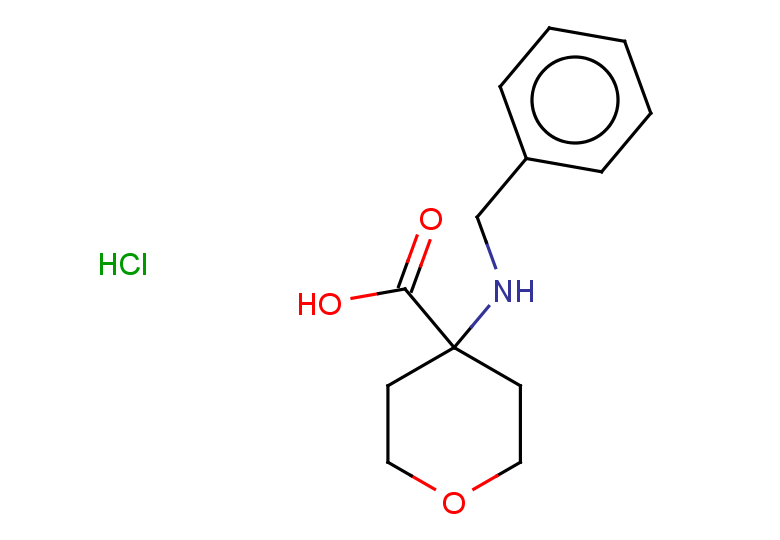 4-(benzylamino)oxane-4-carboxylic acid hydrochloride