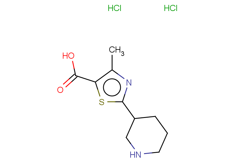 4-methyl-2-(piperidin-3-yl)-1,3-thiazole-5-carboxylic acid dihydrochloride