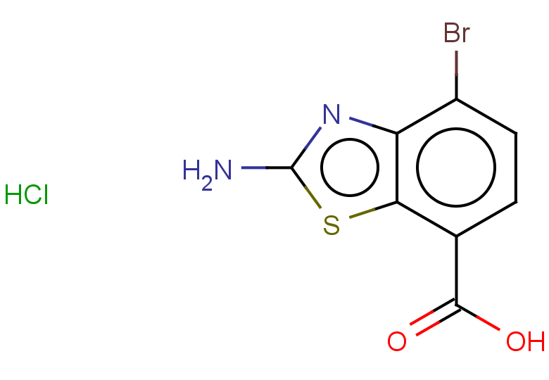 2-amino-4-bromo-1,3-benzothiazole-7-carboxylic acid hydrochloride