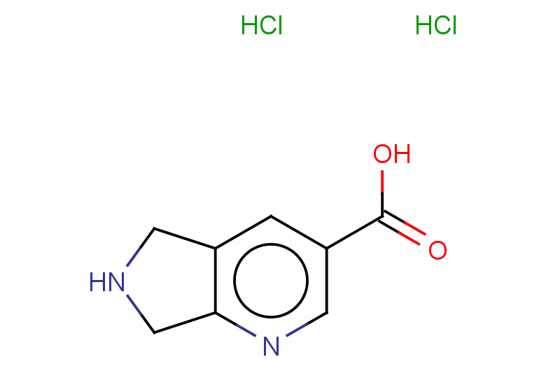 5H,6H,7H-pyrrolo[3,4-b]pyridine-3-carboxylic acid dihydrochloride