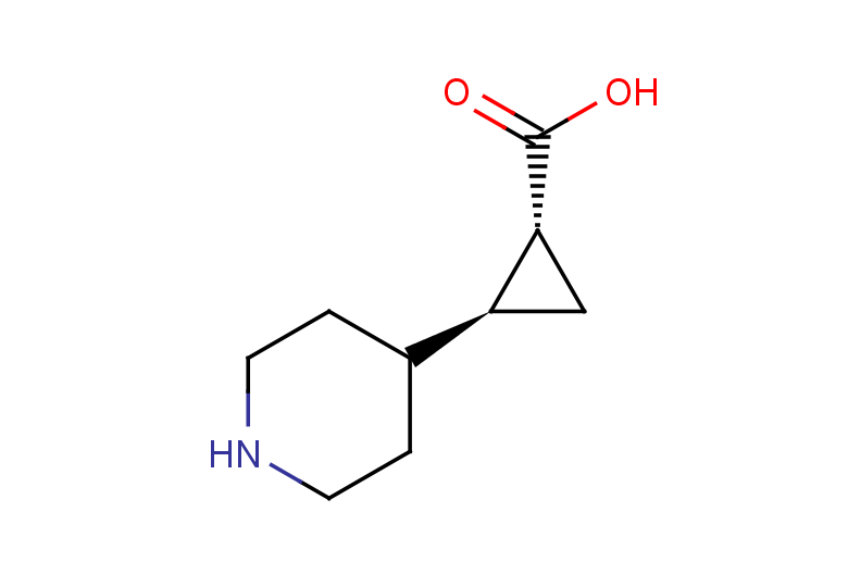rac-(1R,2S)-2-(piperidin-4-yl)cyclopropane-1-carboxylic acid, trans
