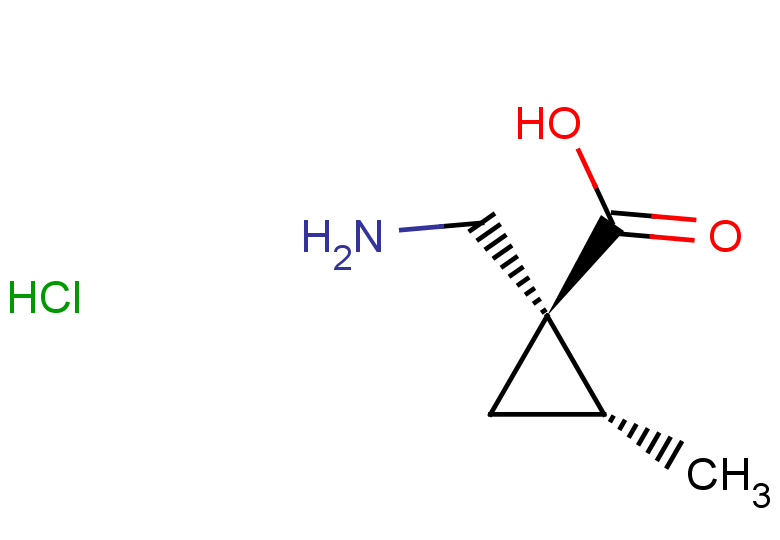 rac-(1R,2R)-1-(aminomethyl)-2-methylcyclopropane-1-carboxylic acid hydrochloride, trans