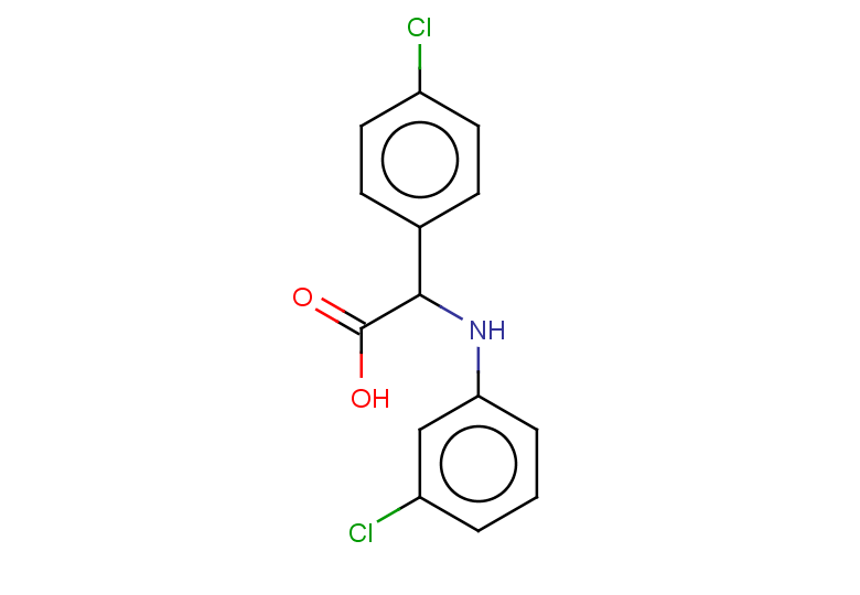 2-(4-chlorophenyl)-2-[(3-chlorophenyl)amino]acetic acid
