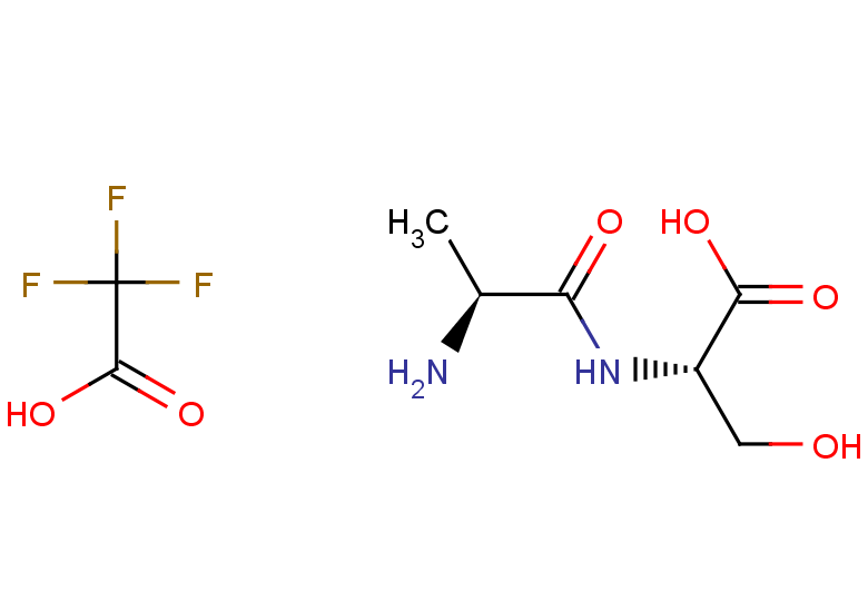 (2S)-2-[(2S)-2-aminopropanamido]-3-hydroxypropanoic acid, trifluoroacetic acid