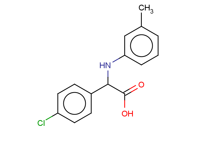 2-(4-chlorophenyl)-2-[(3-methylphenyl)amino]acetic acid