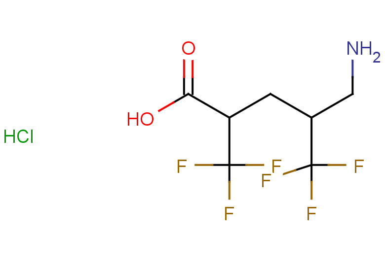 5-amino-2,4-bis(trifluoromethyl)pentanoic acid hydrochloride