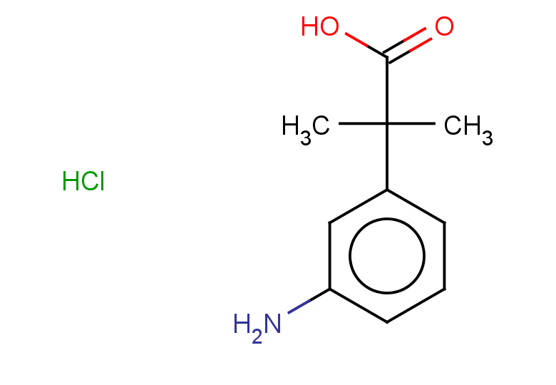 2-(3-aminophenyl)-2-methylpropanoic acid hydrochloride
