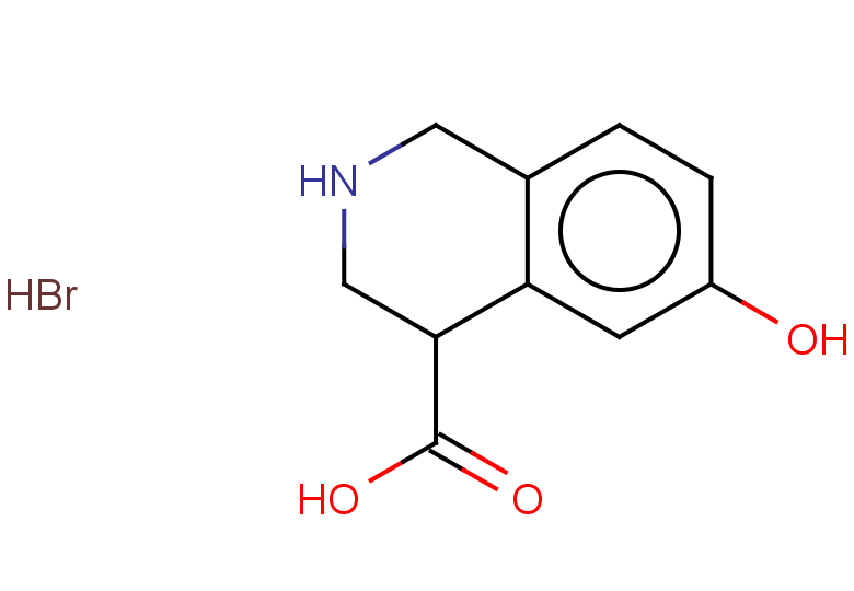 6-hydroxy-1,2,3,4-tetrahydroisoquinoline-4-carboxylic acid hydrobromide