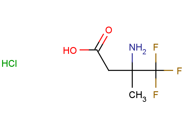 3-amino-4,4,4-trifluoro-3-methylbutanoic acid hydrochloride