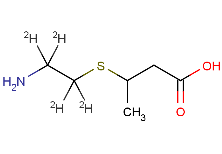 3-((2-amino(2D4)ethyl)thio)butanoic acid