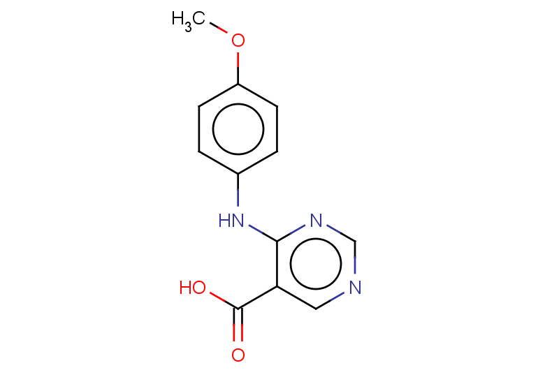 4-[(4-methoxyphenyl)amino]pyrimidine-5-carboxylic acid