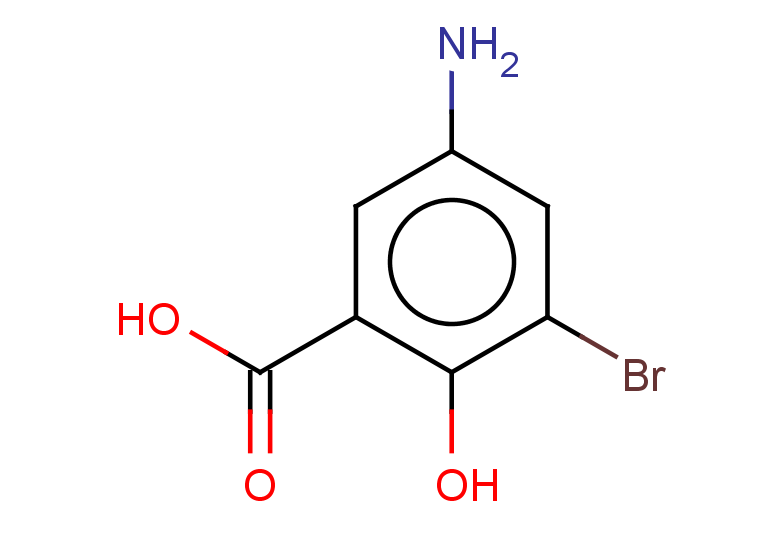 5-amino-3-bromo-2-hydroxybenzoic acid