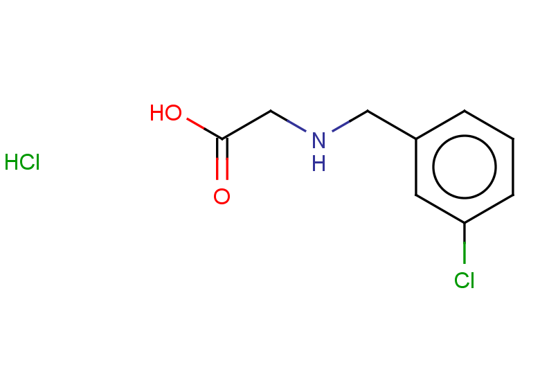 2-{[(3-chlorophenyl)methyl]amino}acetic acid hydrochloride