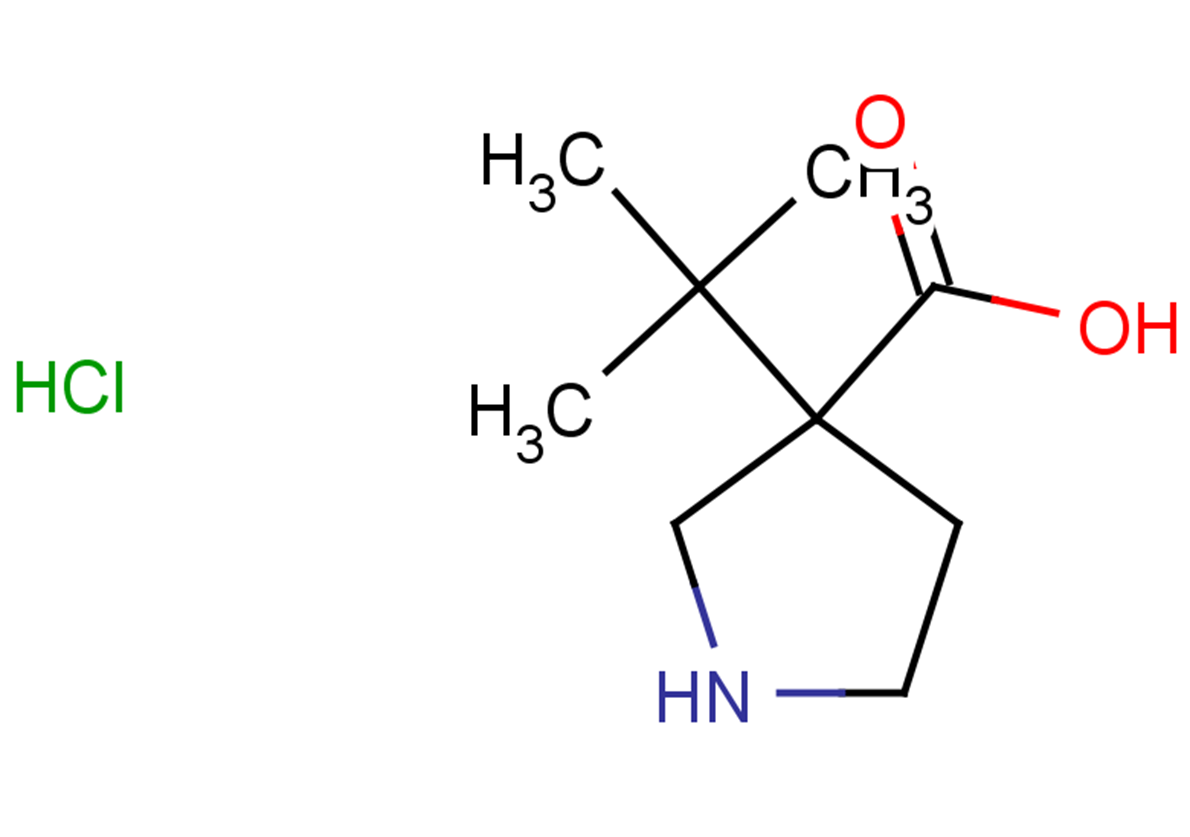 3-tert-butylpyrrolidine-3-carboxylic acid hydrochloride