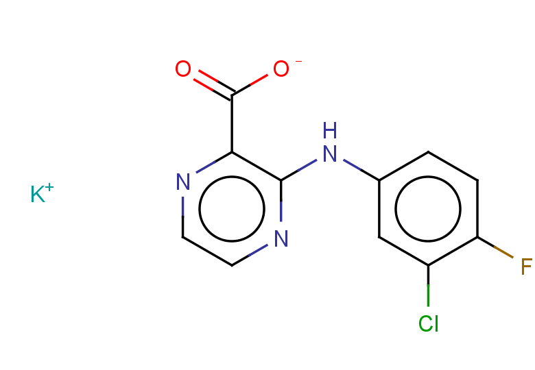 potassium 3-[(3-chloro-4-fluorophenyl)amino]pyrazine-2-carboxylate