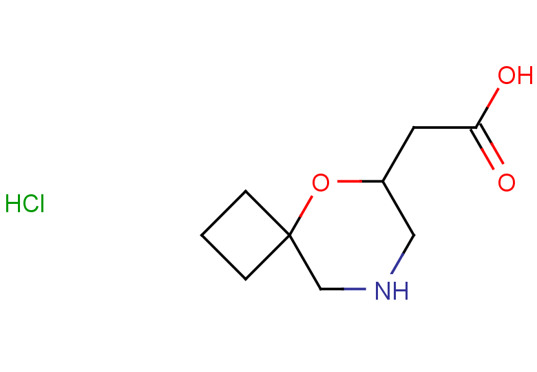 2-{5-oxa-8-azaspiro[3.5]nonan-6-yl}acetic acid hydrochloride