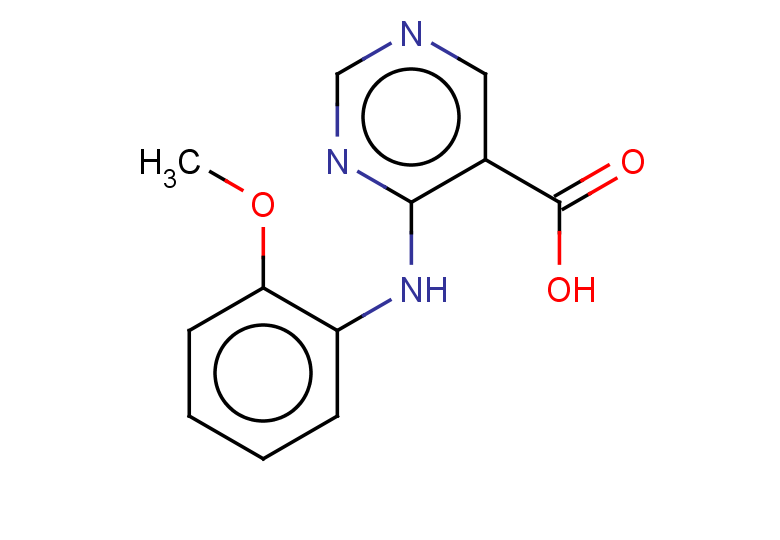 4-[(2-methoxyphenyl)amino]pyrimidine-5-carboxylic acid